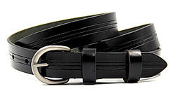 Шкіряний жіночий пояс універсальний