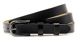 Ремінь жіночий шкіряний вузький