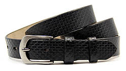 Жіночий пояс з натуральної шкіри