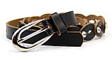 Жіночий модний ремінь шкіряний, фото 2
