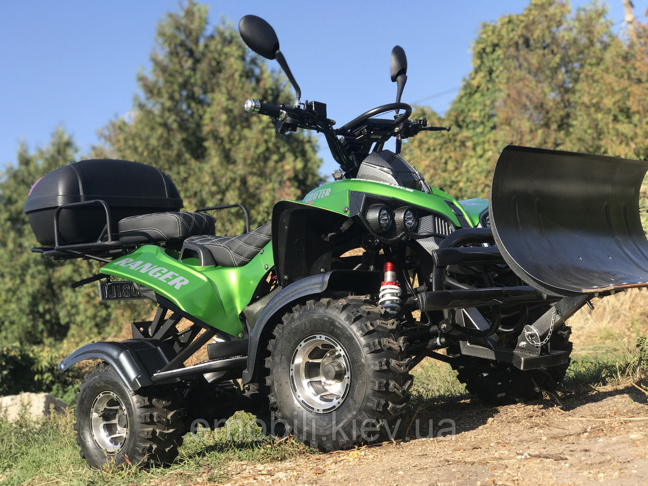 Електроквадроцикл CRAFTER RANGER 60 V 2000 W 32 Ah, рекуперація, мультимедійна сигналізація, пробіг 50 км, фото 1