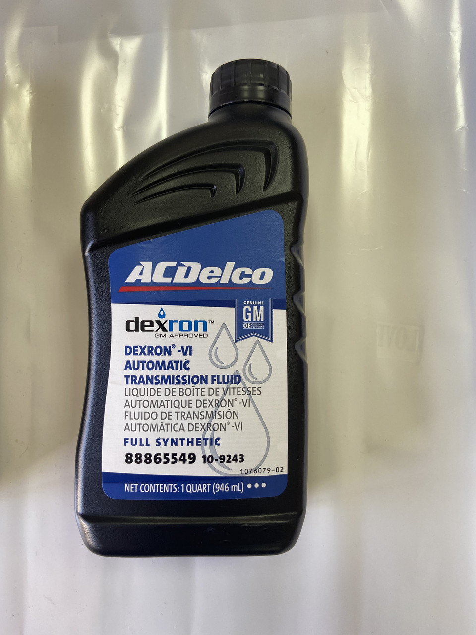 Трансмісійна олія для автоматичних коробок передач ACDelco DEXRON-VI ATF (0,946 мл) USA 10-9243