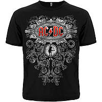 Футболка AC/DC - Black Ice Pattern (черная) (Rw)