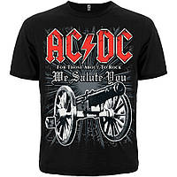 Футболка AC/DC - For Those About To Rock (черная) (Rw)