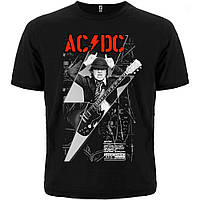 Футболка AC/DC - PWR UP Angus Young (черная) (Rw)