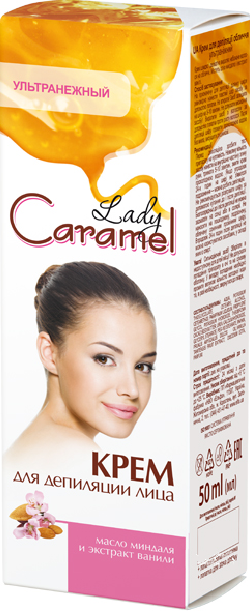 Крем для депіляції обличчя Caramel (50мл.)