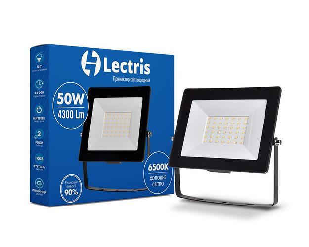 Прожектор світлодіодний LED 50W 4300Лм 6500K 220V IP65 Lectris