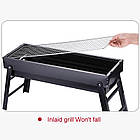 ОПТ Мангал-гриль розкладний Babale переносний портативний з гратами для барбекю, фото 7