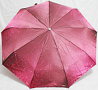 Зонт женский VIVA полный автомат c сатиновым куполом красный