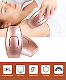 Фотоепілятор домашній. MEDSET PiPi-рожевий F1 600000 спалахів IPL, фото 8