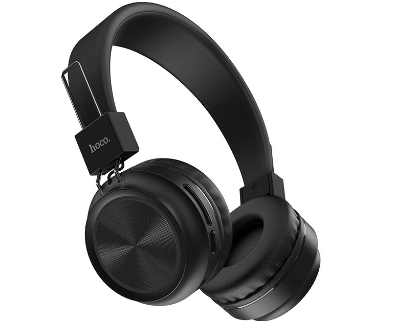 Навушники з Bluetooth і microSD HOCO Promise W25, чорні, фото 1