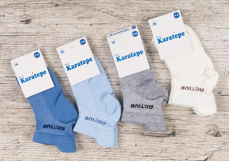 Шкарпетки дитячі бавовняні Karatepe розмір 5-12 років