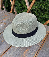 Стильная летняя мужская и женская шляпа для пляжа размер 56-60