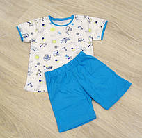 Дитяча піжама, домашній одяг для хлопчика тм Фламінго на ріст 98,116 см.