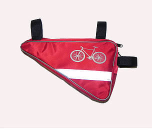 Велосумка органайзер під раму велосипеда (червоний), фото 2