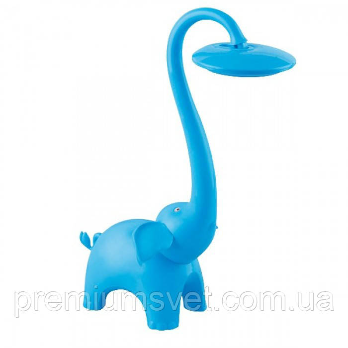 Настільна лампа SMD LED 6W (слон) Jumbo синій 350Lm 0490270006, фото 1