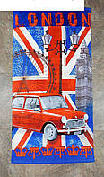 Полотенце махровое 100% Cotton "Лондон-Сити" London City Beach Towel