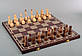 Дерев'яні шахи, нарди, шашки з коробкою для фігур, фото 2