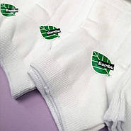 Чоловічі бамбукові короткі шкарпетки білого кольору Z&N Туреччина, фото 3