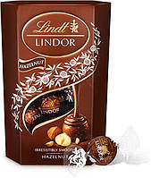 Цукерки шоколадні з лісовим горіхом Lindt Lindor Hazelnut 500 г Швейцарія