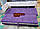 Диван для кухні фіолетовий зі спальним місцем тканина антикот, фото 7