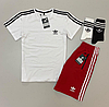 Костюм шорти і футболка adidas / Річний комплект Адідас спортивний бавовна, фото 4
