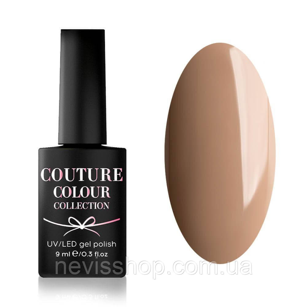 Гель-лак Couture Colour 156, десертно-бежевий, 9 мл