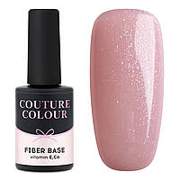 Основа під гель-лак із нейлоновим волокном COUTURE Colour Fiber Base 9мл, #Shimmer Pink