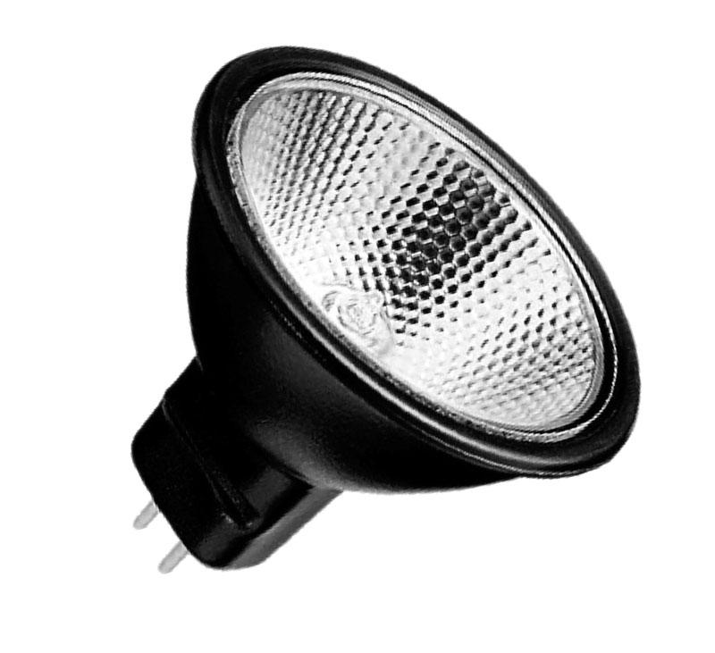 Лампа галогенна з відбивачем 12v 35w MULLER LIGHT 36° MR16/R чoрн.