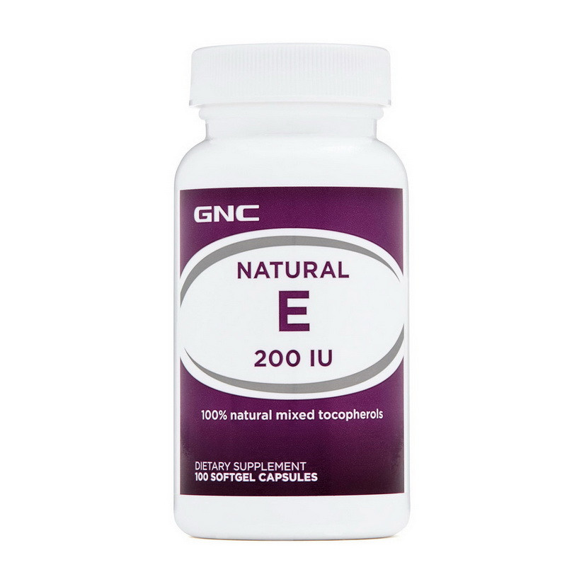 Вітамін Е GNC Natural E 200 IU 100 soft caps