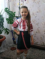 Детская блуза с вышивкой и юбка