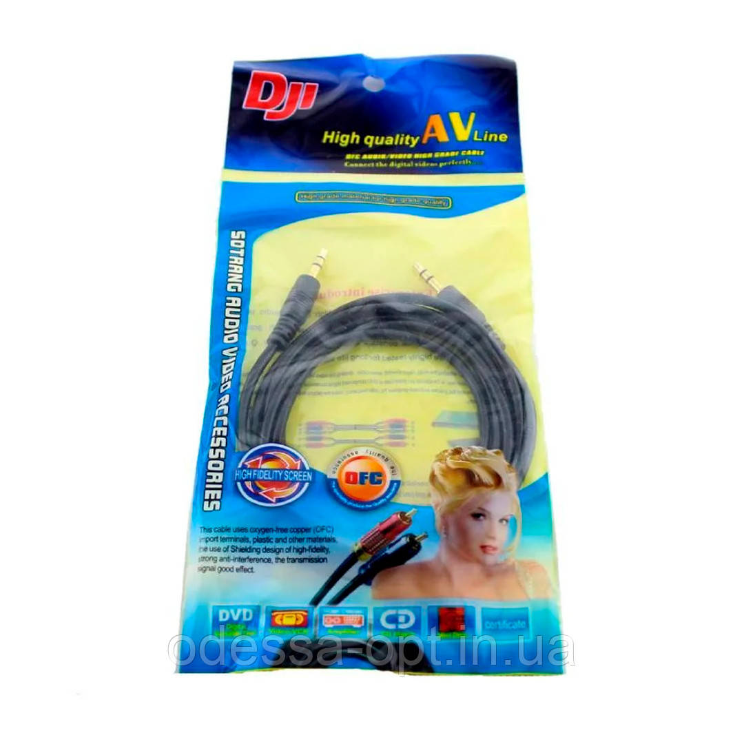 Кабель AUX 3.5mm Jack - Jack 1115 1.5m Good
