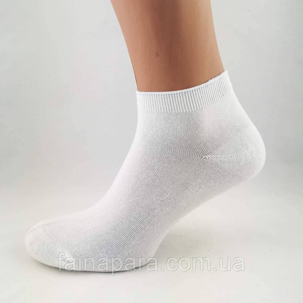 Чоловічі бамбукові короткі шкарпетки білого кольору Z&N Туреччина