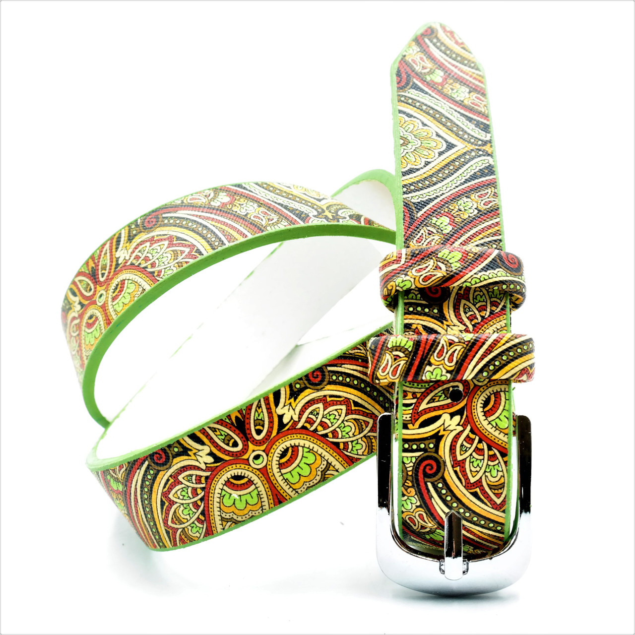 Дитячий ремінь для дівчаток Weatro Зелений 0602kz/d-3k, фото 1