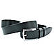Ремінь чоловічий брючний Weatro Чорний 0299m-3.5k, фото 2