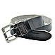 Чоловічий шкіряний ремінь Weatro new-m-40k-028 Темно-сірий, фото 3