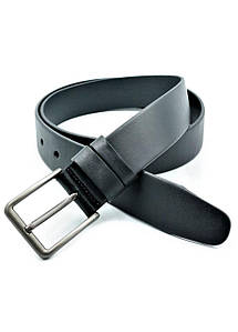 Ремінь чоловічий шкіряний Weatro Чорний jns-nw4k-ua-010