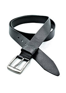 Ремінь чоловічий шкіряний Weatro Чорний jns-nw4k-ua-025