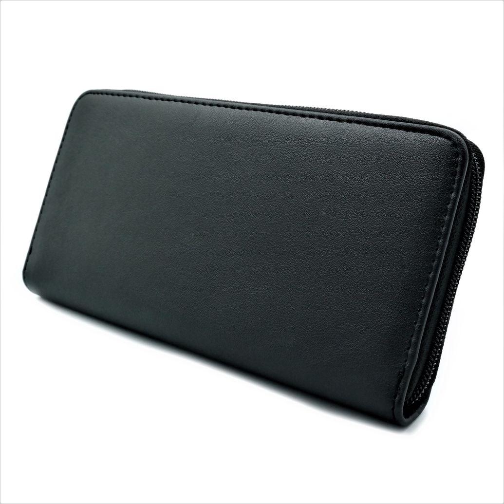 Чоловічий клатч гаманець Колір Чорний Weatro ekm-nwksh-004, фото 1