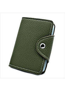 Візитниця Weatro Колір Темно-зелений card-ekkit-0012