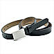 Шкіряний жіночий ремінь Weatro Чорний zhn-20k-006, фото 2