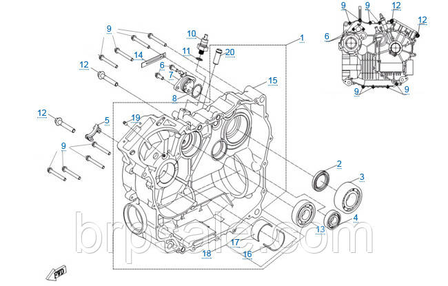 Датчик тиску масла CFMoto OIL SWITCH