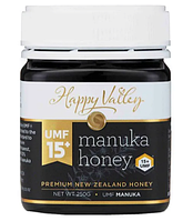 Мед Манука Manuka Honey UMF 15+ ( MGO 515 mg/kg ) Happy Valley 250 г Новая Зеландия Доставка из ЕС