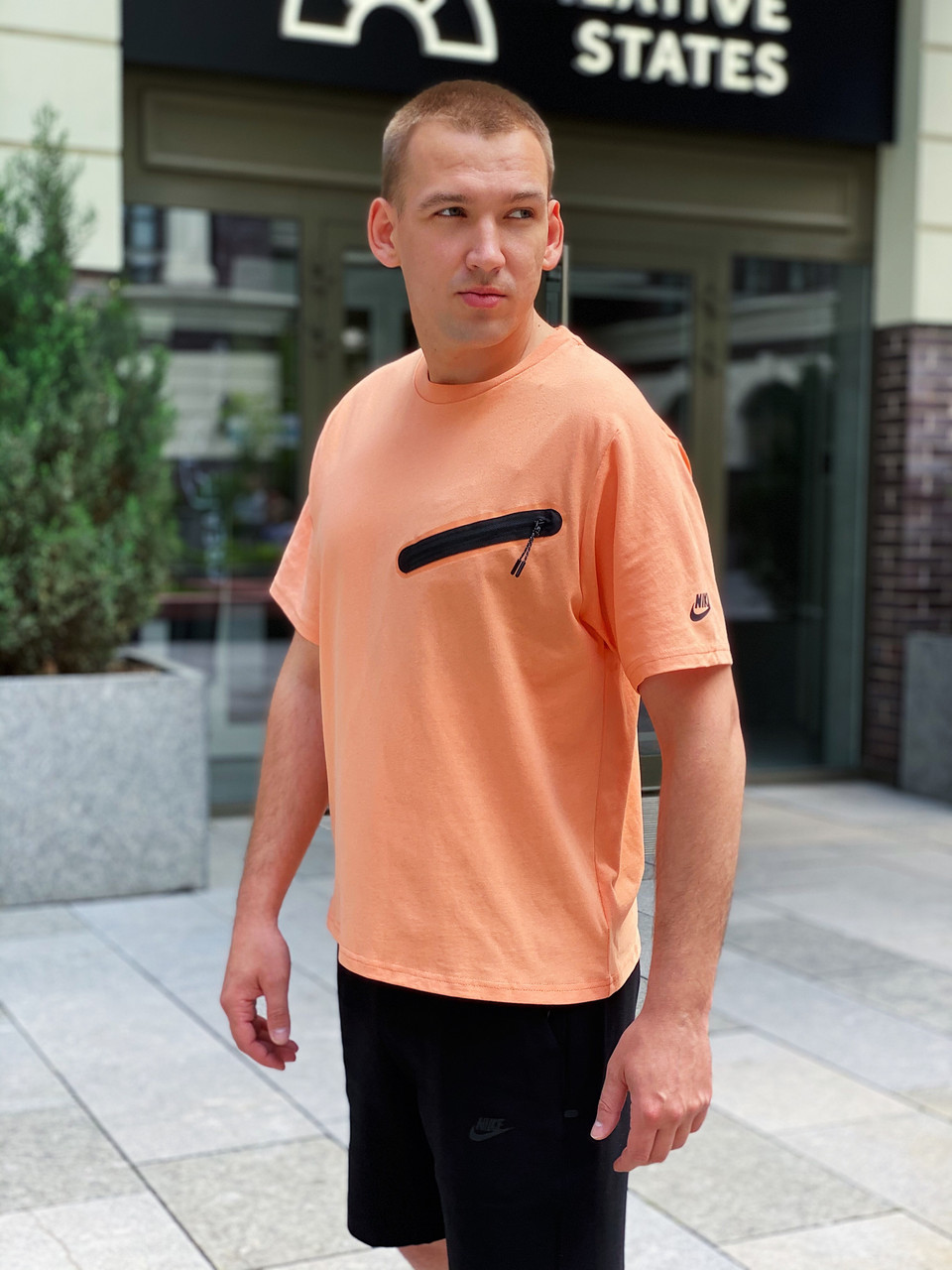 Футболка чоловіча Nike M NSW PE SS Knit Top / DA0797-835 (Розмір:S,L,XL)