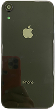Задня кришка iPhone XR чорна в комплекті скло камери оригінал
