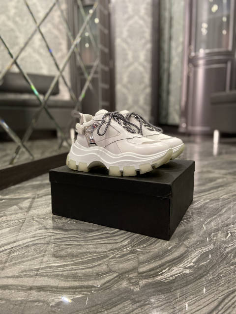 Женские кроссовки Prada Chunky All White, женские кроссовки прада
