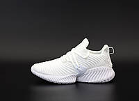 Мужские кроссовки Adidas Alphabounce Instinct White, мужские кроссовки адидас альфабаунс инстинкт белые