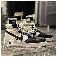 Мужские кроссовки Nike Air Force Special Field White Black, кроссовки найк аир форс спешл филд, кросівки Nike