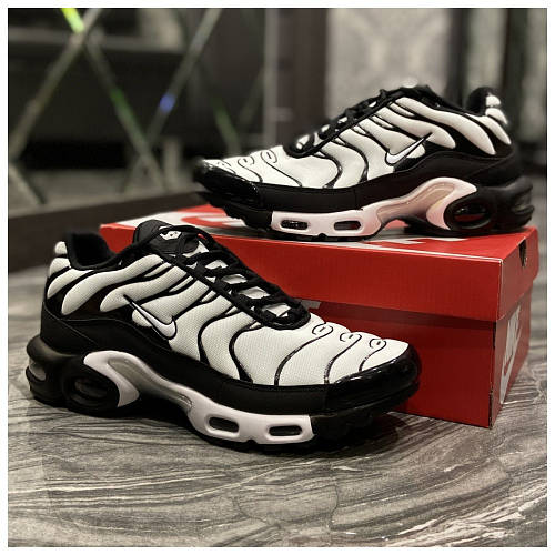 Мужские кроссовки Nike Air Max TN Plus White Black Oreo, мужские