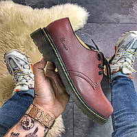 Туфли Dr. Martens 1461 Cherry, туфли др мартенс, туфлі Dr Martens 1461, броги Dr. Martens 1461, броги мартенс